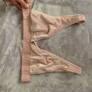 Pink Velvet Bralette